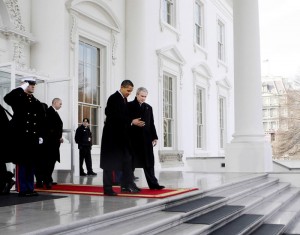 President Obama and President Bush