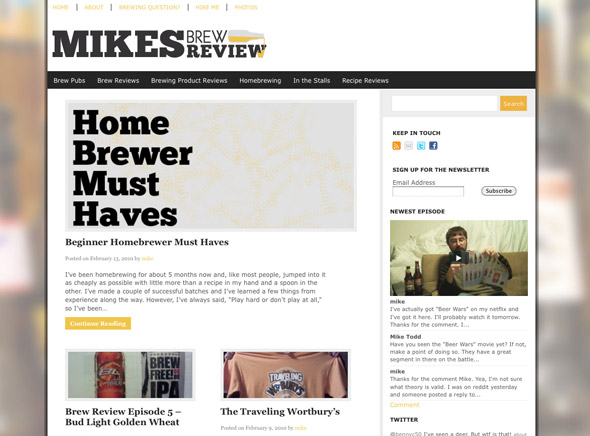 Mike's Brew Review