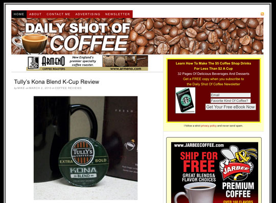 Daily Shot of Coffee Screenshot