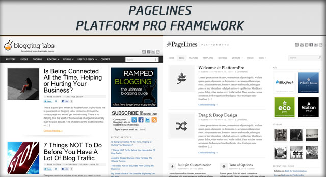 Pagelines Platform Pro - Blogging Labs