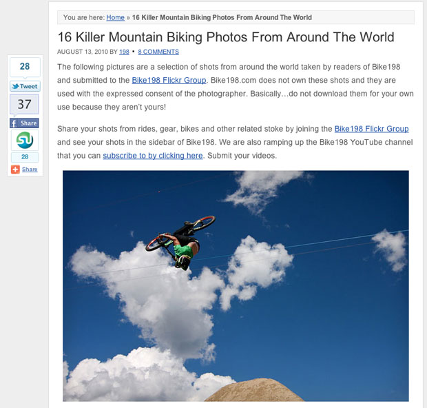 Flickr Photo Sharing Article