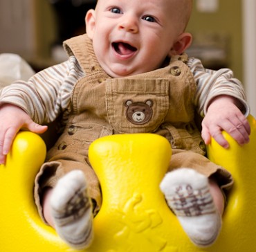 What it really takes to get a smiling baby picture.