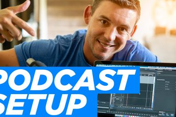 Podcast Setup with MacBook Pro