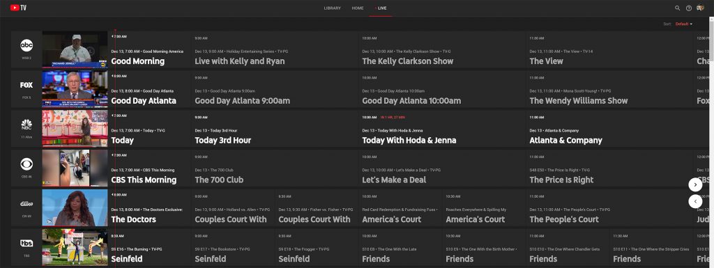 YouTube TV Review - Channels