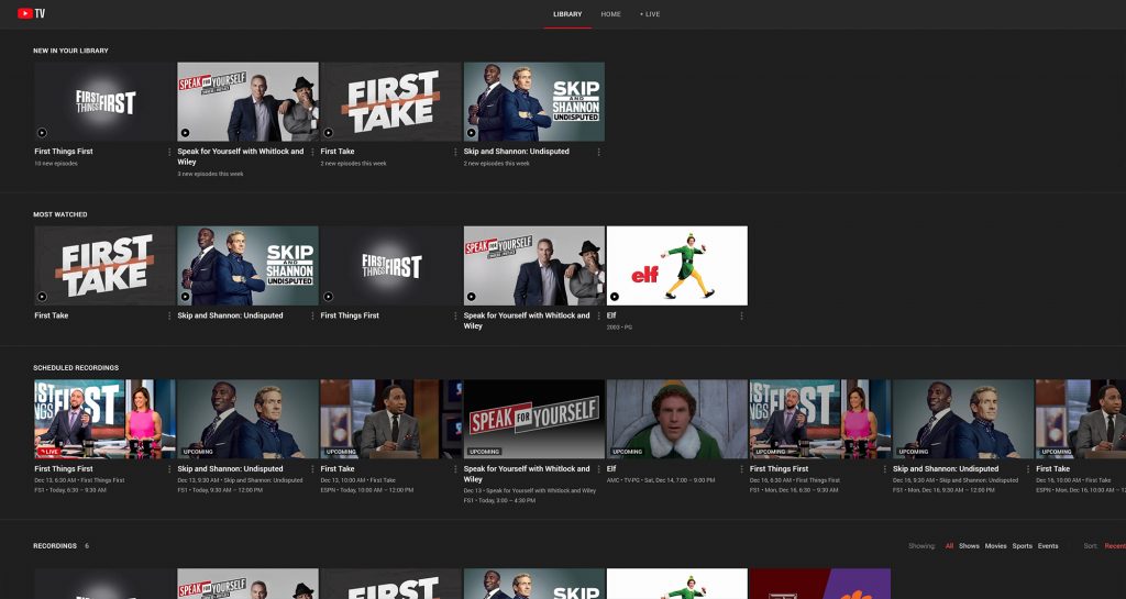 YouTube TV Review - Unlimited DVR