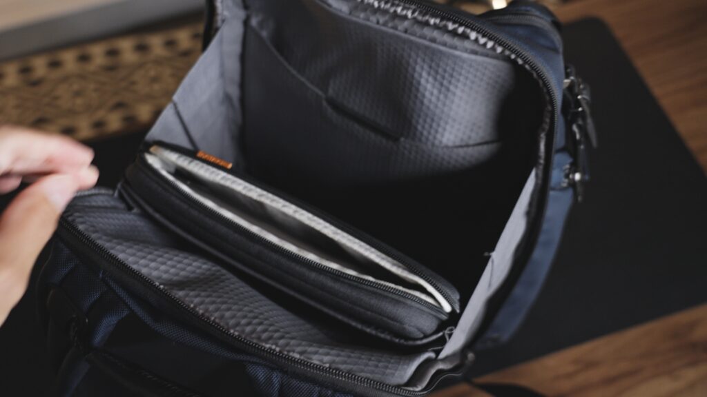 “Tumi Search Backpack in ballistic nylon – premium laptop travel bag review”