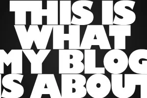 What Does Your Blog's Tagline Say About Your Blog?