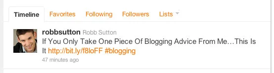 Tweet from Tweet Old Post