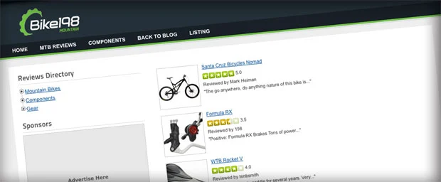 Rider Reviews at Bike198 Home
