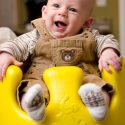 What it really takes to get a smiling baby picture.
