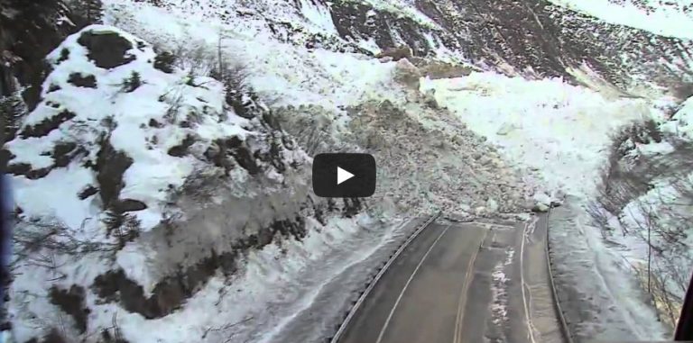 We had a rough week…but this is what an avalanche does. New lake!