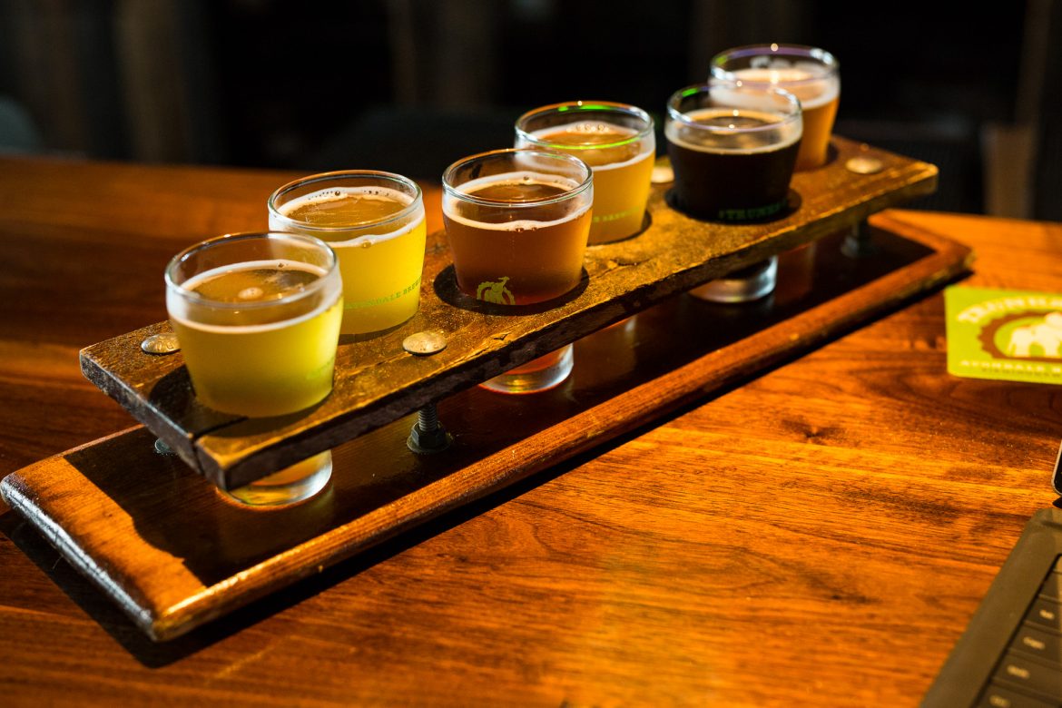 Avondale Brewing Beer Flight