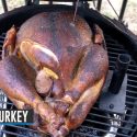 Smoked Thanksgiving Turkey on the Big Green Egg