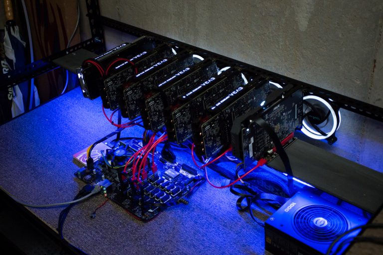 My 7 GPU Cryptocurrency Mining Rig Using The ASUS B250 Mining Expert