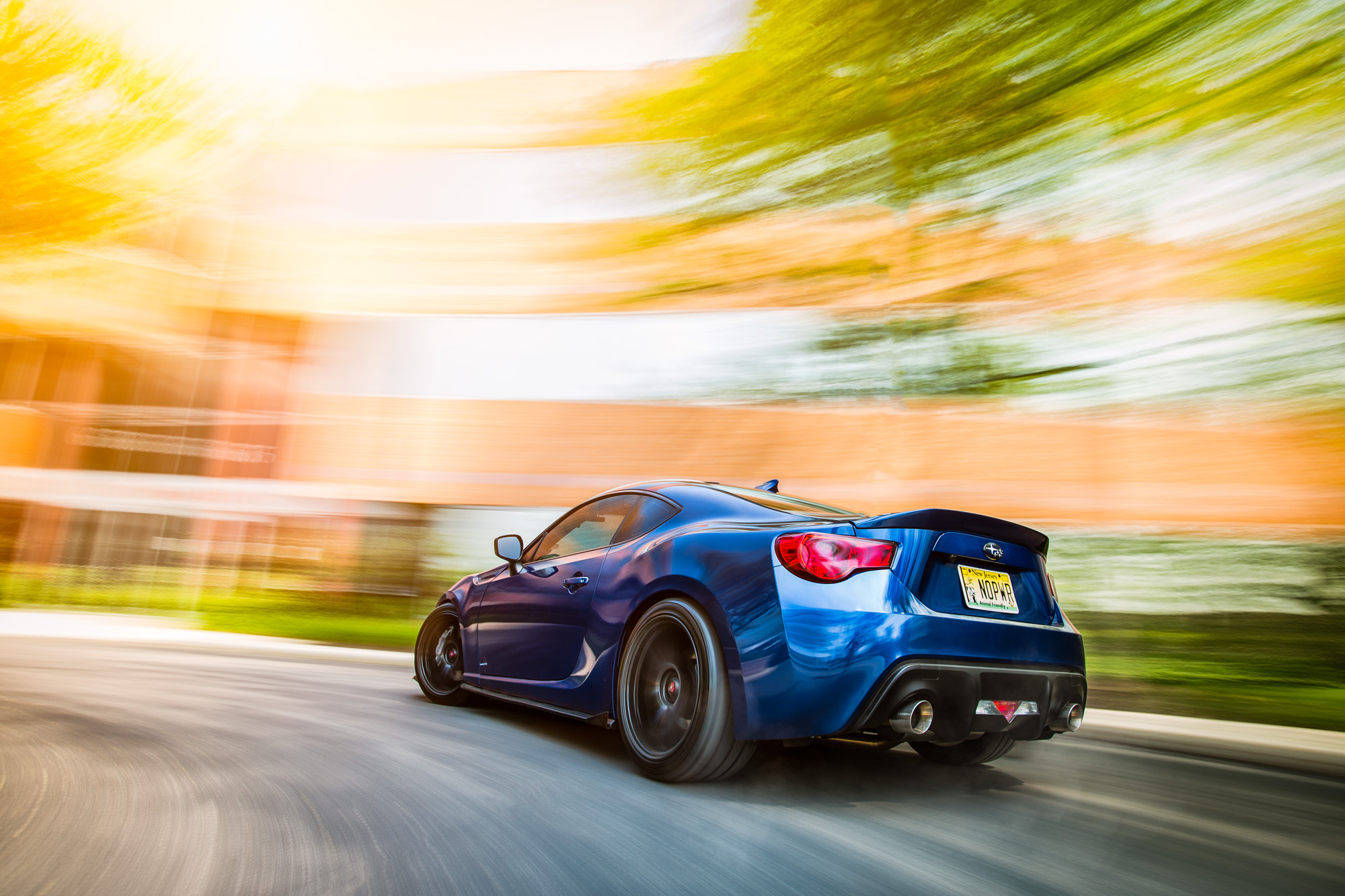 Auto shot. Motion shot auto