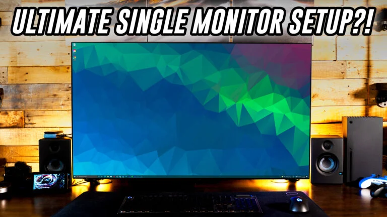 Best Cheap Large Monitor Stand? Vivo Black Ultra Wide Stand Review