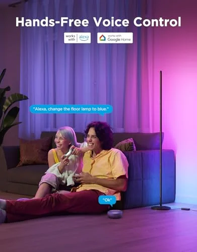 Govee RGBIC Floor Lamp Basic Review: Smart Lighting with Alexa & Music Sync