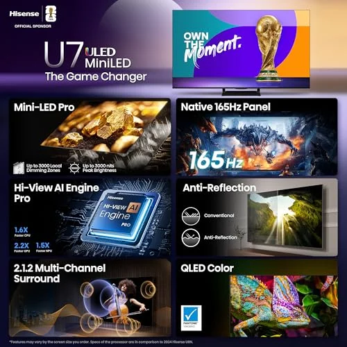 Hisense 55″ U7 Mini-LED ULED 4K TV Review: Ultimate Gaming & HDR Experience