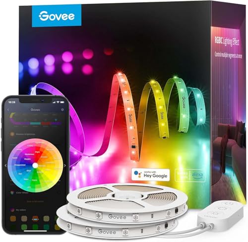 Govee 100ft RGBIC LED Strip Lights Review: Ultimate Smart Lighting Experience