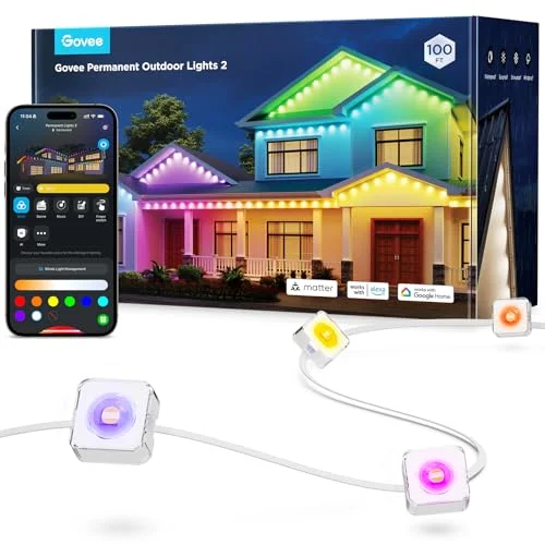 Govee Permanent Outdoor Lights 2 Review: Brighten Your Outdoors with Smart RGBIC LEDs