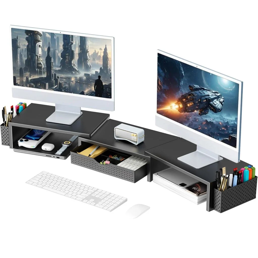 gianotter Dual Monitor Stand Riser Review: Organize Your Desk Like a Pro