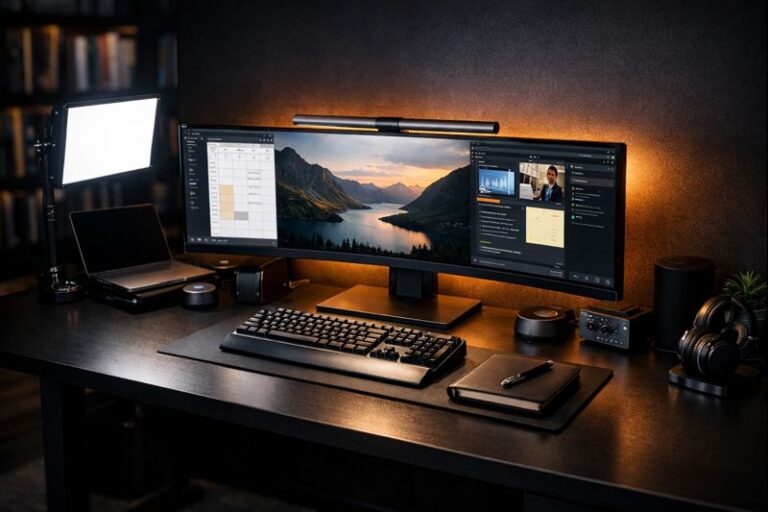 Home Office Lighting Design: The Technical Guide for Video Calls & Focus