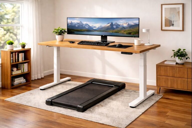 The Ultimate Standing Desk & Walking Pad Setup: The “Active Office” Blueprint (2026)