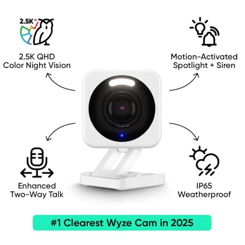 WYZE Cam v4 Review: Affordable 2.5K Security with Vibrant Night Vision