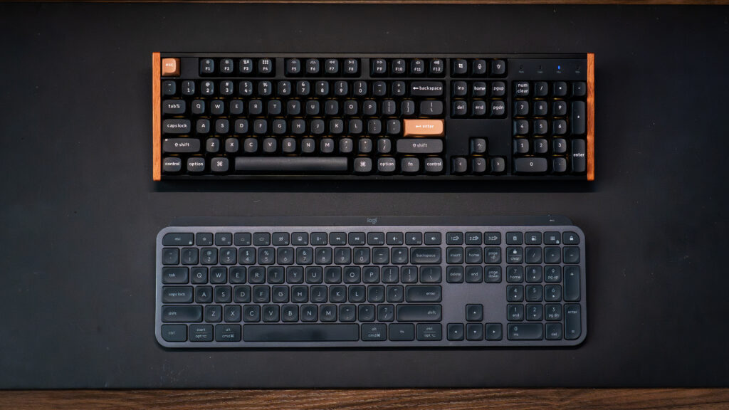 keychron k10 vs logitech mx keys s keyboard
