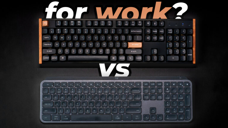 Mechanical Keyboard for Business? Keychron K10 HE vs. Logitech MX Keys S