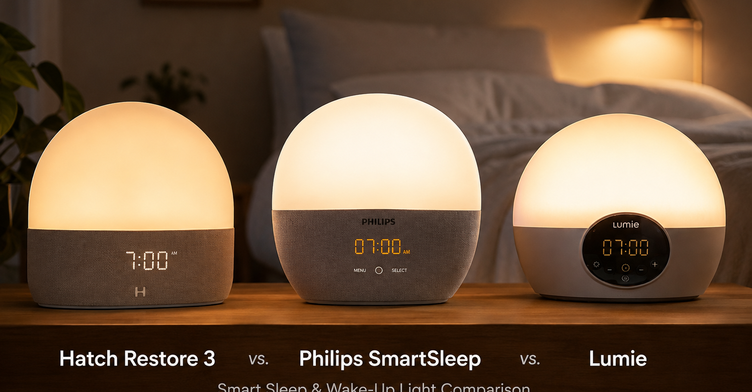 Hatch Restore 3 vs. Philips SmartSleep vs. Lumie: Smart Home Fit