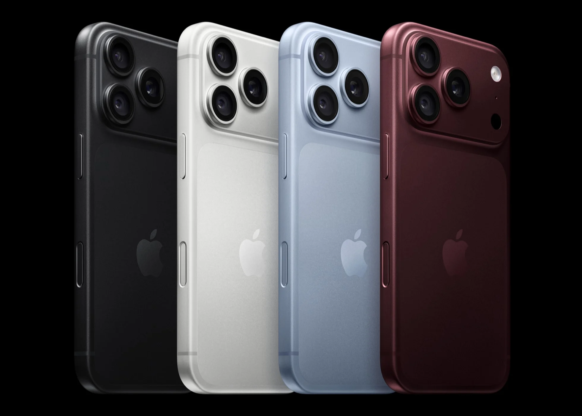 iPhone 18 Pro color lineup Black Silver Glacier Burgundy